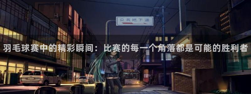东升国际app官网入口：羽毛球赛中的精彩瞬间：比赛的每一个角落都是可能的胜利者