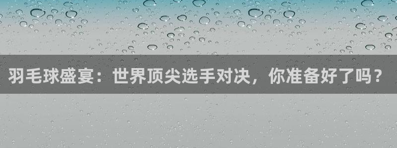 东升西降的世界格局：羽毛球盛宴：世界顶尖选手对决，你准备好了吗？